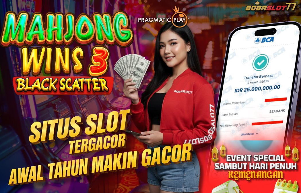 Selamat kepada user id : irw***87 Wede Rp 25.000.000 di Game MAHJONG WINS 3 PRAGMATIC PLAY Cair Gk Sampe 1 Menit! Menang Mudah di Bobaslot77
